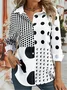 Casual Polka Dots Shirt