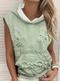 Vintage Hoodie Loose Gradient Pattern Hoodie