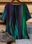 Dolman Sleeve Linen Casual T-Shirt