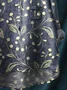 Women's Floral Spring Print Casual Half Collar Button-Down Shirt