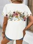 Casual Cotton Shawl Collar Loose Blouse