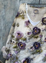 Women's Long Sleeve Blouse Spring/Fall As Picture Floral Printing V Neck Daily Going Out Casual Top