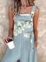 Casual Cotton And Linen Regular Fit Jumpsuit