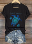 Women's Gulf of Mexico Print V-Neck T-Shirt
