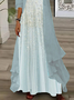Women's Spring Printed Two-Piece Dress