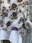 Women's Long Sleeve Blouse Spring/Fall As Picture Floral Printing V Neck Daily Going Out Casual Top