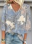 Paisley Casual Loose Blouse