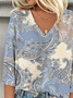 Paisley Casual Loose Blouse