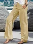 Women's Casual Striped Print Trousers