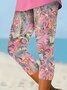 Casual Paisley Cotton Regular Fit Leggings