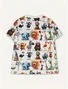 Vintage Animal Cotton T-Shirt