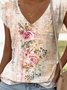 Floral Casual Regular Fit T-Shirt