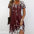 Casual Crew Neck Dress With No
