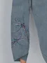 Women's Dragonfly Print Casual Pants