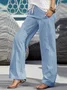 Women's Casual Striped Print Trousers