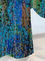 Women's Abstract Printed Casual Cover Up