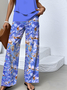 Casual Crew Neck Two-Piece Set With No