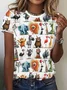 Vintage Animal Cotton T-Shirt