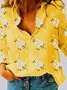 Casual Regular Fit Floral Cotton Shirt