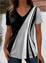 Cotton Casual Regular Fit Striped T-Shirt