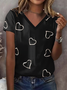 Women's Breast Cancer Printed Casual T-Shirt