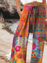 Loose Vintage Gradient Pattern Pants