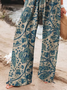 Floral Casual Loose Pants