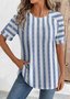 Print Casual Short Sleeve T-Shirt