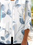 Women's Floral Print Casual Half Sleeve Cardigan