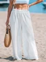 Simple Loose Plain Pants