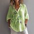 Casual Linen Plain Shirt