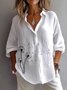 Plain Linen Casual Regular Fit Shirt