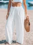 Simple Loose Plain Pants