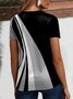 Cotton Casual Regular Fit Striped T-Shirt