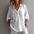 Plain Linen Casual Regular Fit Shirt
