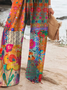 Loose Vintage Gradient Pattern Pants