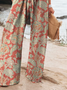 Loose Floral Casual Pants
