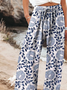Floral Vintage Loose Pants