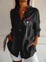 Women's Breast Cancer Awareness Month Pink Printed Casual Shirt