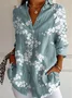 Vintage Flower Print Blouse