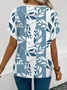 Plants Regular Fit Casual Cotton T-Shirt
