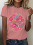 Boho Floral Mama Cotton T-Shirt