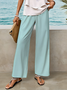 Women's Floral Print Casual Suspender Pants Two-Piece Set