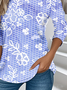 Casual 3D Printing Loose Jersey T-Shirt