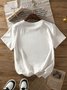 Casual Regular Fit Cotton T-Shirt