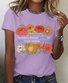 Retro floral mama quote Print T-Shirt
