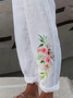 Women's Floral Print Casual Pants