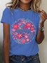 Boho Floral Mama Cotton T-Shirt