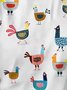 Vintage Regular Fit Cotton Bird T-Shirt