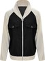 Loose Contrast Stitching Denim Casual Jacket
